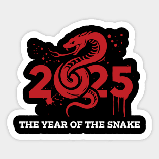 2025 Chinese Year Of The Snake Sticker